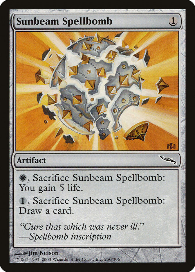 Sunbeam Spellbomb [Mirrodin] MTG Single Magic: The Gathering    | Red Claw Gaming