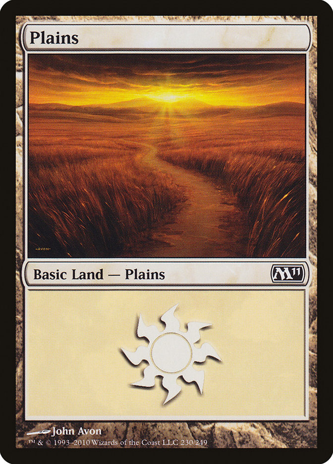 Plains (230) [Magic 2011] MTG Single Magic: The Gathering    | Red Claw Gaming