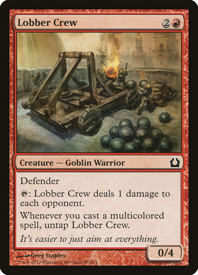 Lobber Crew [Return to Ravnica] MTG Single Magic: The Gathering    | Red Claw Gaming