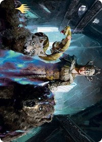 Kolvori, God of Kinship Art Card (Gold-Stamped Signature) [Kaldheim Art Series] MTG Single Magic: The Gathering    | Red Claw Gaming