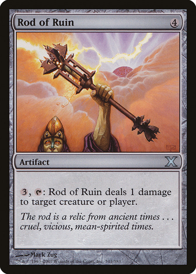 Rod of Ruin [Tenth Edition] MTG Single Magic: The Gathering    | Red Claw Gaming