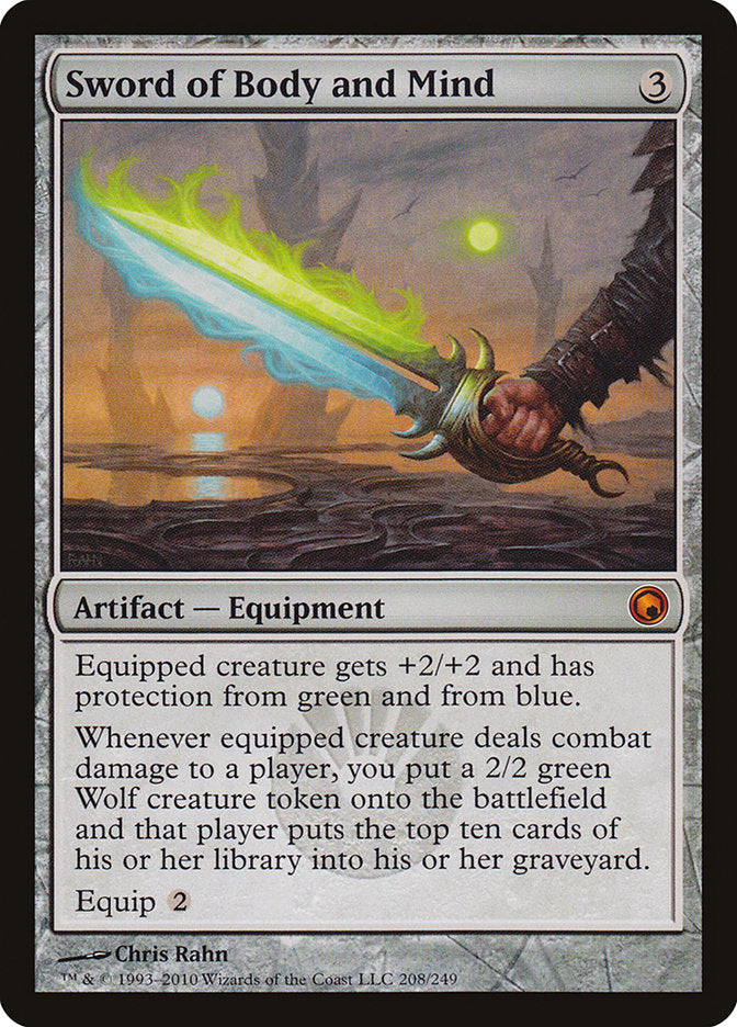 Sword of Body and Mind [Scars of Mirrodin] MTG Single Magic: The Gathering    | Red Claw Gaming