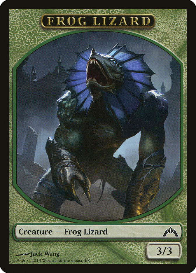 Frog Lizard Token [Gatecrash Tokens] MTG Single Magic: The Gathering    | Red Claw Gaming