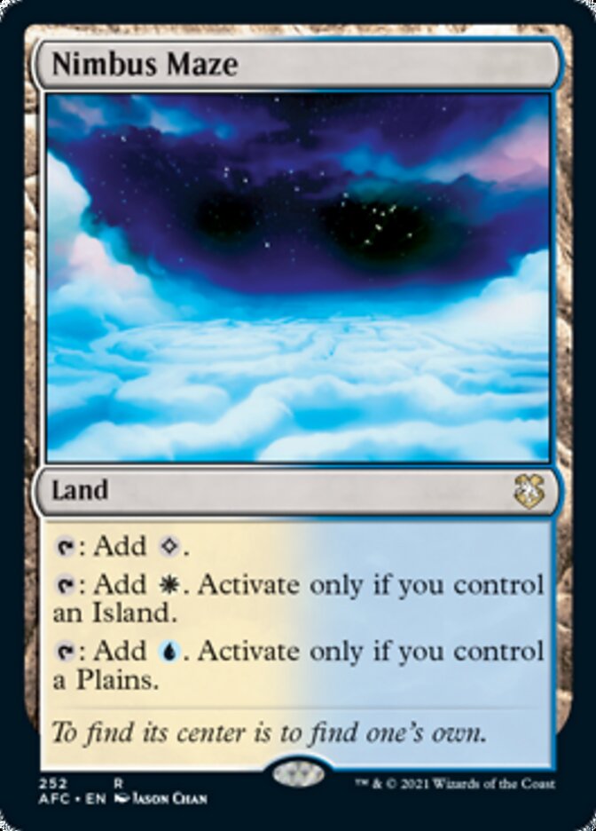 Nimbus Maze [Dungeons & Dragons: Adventures in the Forgotten Realms Commander] MTG Single Magic: The Gathering    | Red Claw Gaming