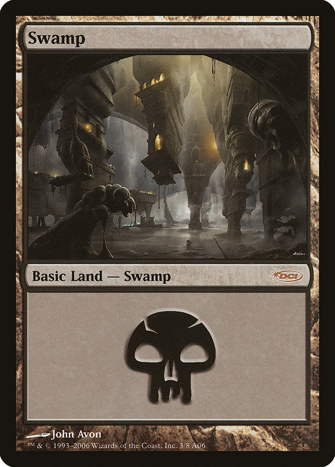 Swamp (3) [Arena League 2006] MTG Single Magic: The Gathering    | Red Claw Gaming