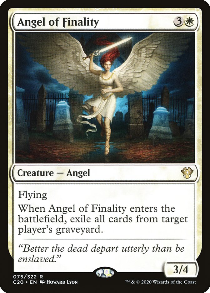 Angel of Finality [Commander 2020] MTG Single Magic: The Gathering    | Red Claw Gaming