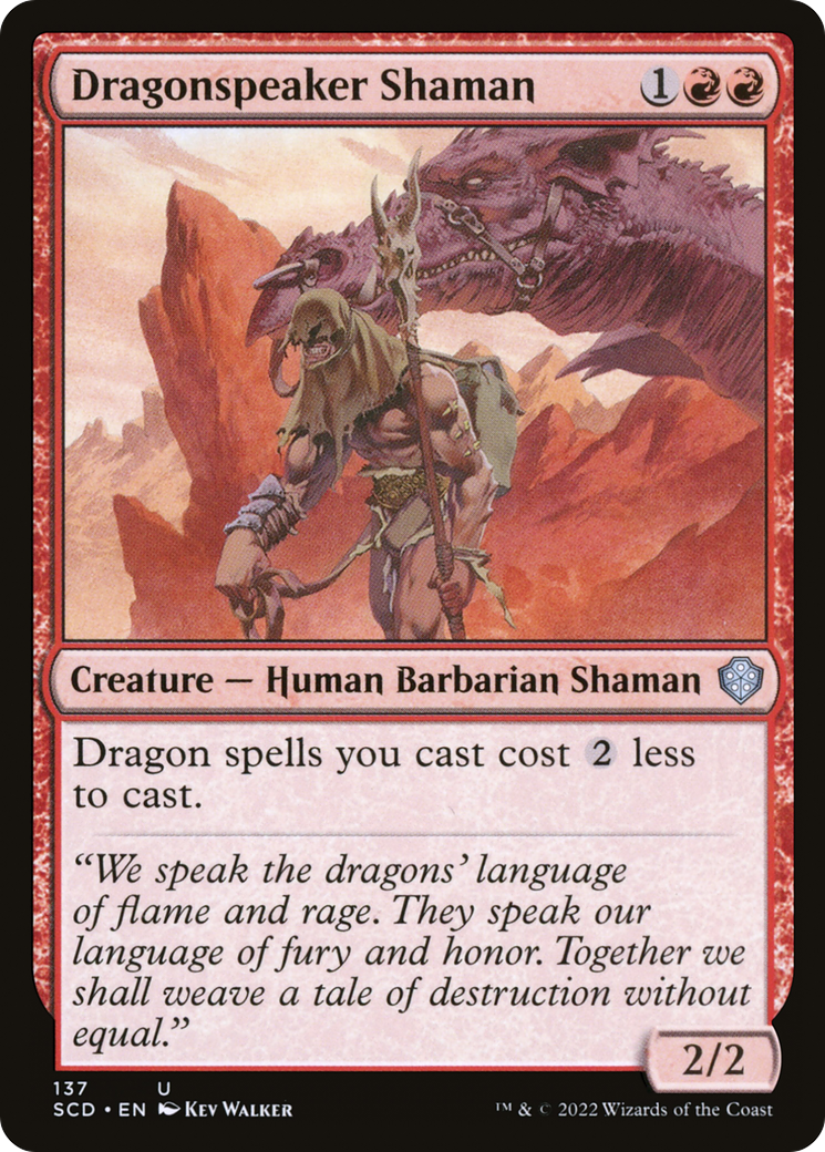 Dragonspeaker Shaman [Starter Commander Decks] MTG Single Magic: The Gathering    | Red Claw Gaming