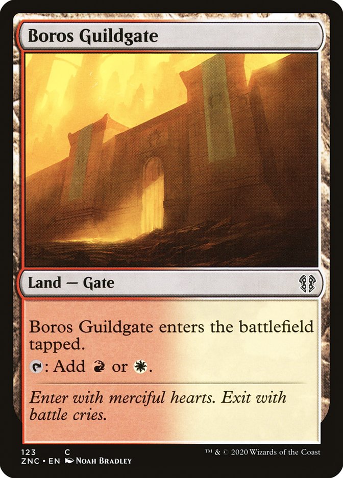 Boros Guildgate [Zendikar Rising Commander] MTG Single Magic: The Gathering    | Red Claw Gaming