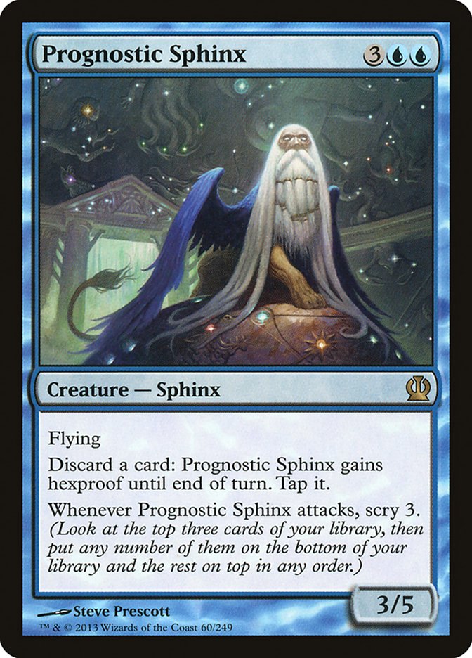 Prognostic Sphinx [Theros] MTG Single Magic: The Gathering    | Red Claw Gaming