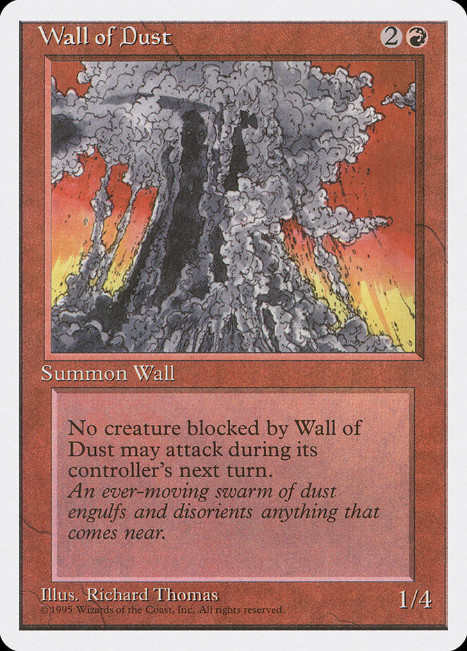 Wall of Dust [Fourth Edition] MTG Single Magic: The Gathering    | Red Claw Gaming