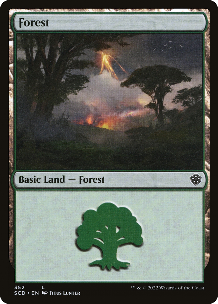 Forest (352) [Starter Commander Decks] MTG Single Magic: The Gathering    | Red Claw Gaming