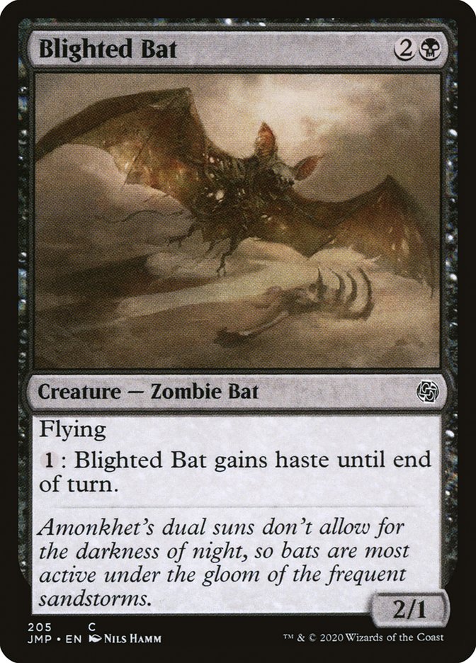 Blighted Bat [Jumpstart] MTG Single Magic: The Gathering    | Red Claw Gaming