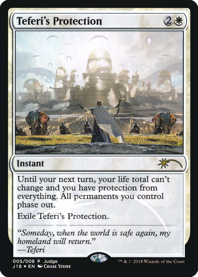 Teferi's Protection [Judge Gift Cards 2018] MTG Single Magic: The Gathering    | Red Claw Gaming