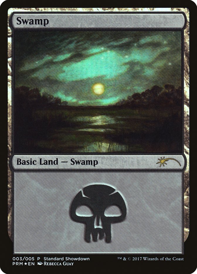Swamp (3) [Ixalan Standard Showdown] MTG Single Magic: The Gathering    | Red Claw Gaming