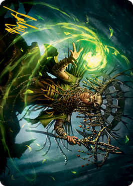 Katilda, Dawnhart Prime Art Card (Gold-Stamped Signature) [Innistrad: Midnight Hunt Art Series] MTG Single Magic: The Gathering    | Red Claw Gaming