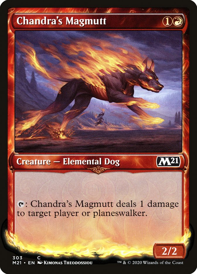 Chandra's Magmutt (Showcase) [Core Set 2021] MTG Single Magic: The Gathering    | Red Claw Gaming