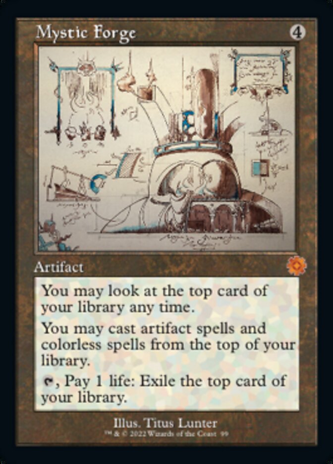 Mystic Forge (Retro Schematic) [The Brothers' War Retro Artifacts] MTG Single Magic: The Gathering    | Red Claw Gaming