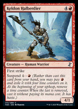 Keldon Halberdier [Time Spiral Remastered] MTG Single Magic: The Gathering    | Red Claw Gaming