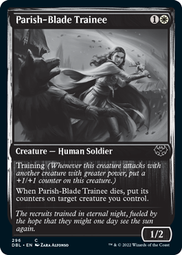 Parish-Blade Trainee [Innistrad: Double Feature] MTG Single Magic: The Gathering    | Red Claw Gaming