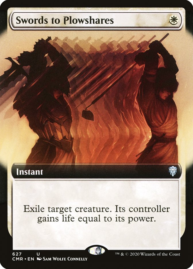 Swords to Plowshares (Extended Art) [Commander Legends] MTG Single Magic: The Gathering    | Red Claw Gaming