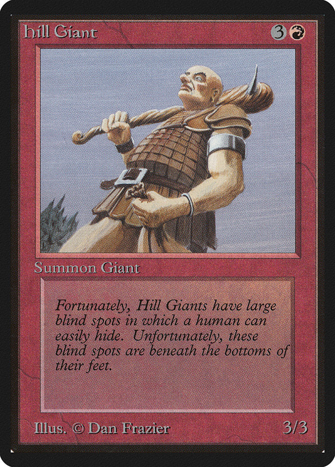 Hill Giant [Beta Edition] MTG Single Magic: The Gathering    | Red Claw Gaming