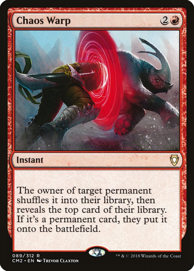 Chaos Warp [Commander Anthology Volume II] MTG Single Magic: The Gathering    | Red Claw Gaming