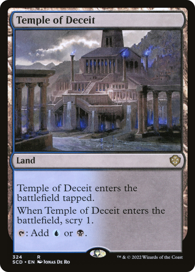 Temple of Deceit [Starter Commander Decks] MTG Single Magic: The Gathering    | Red Claw Gaming