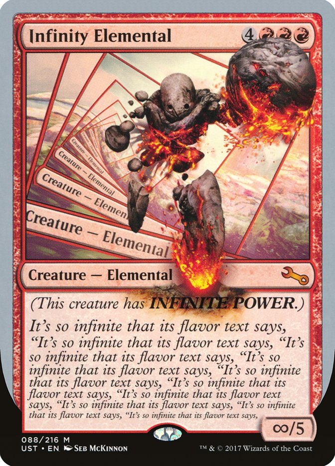 Infinity Elemental [Unstable] MTG Single Magic: The Gathering    | Red Claw Gaming