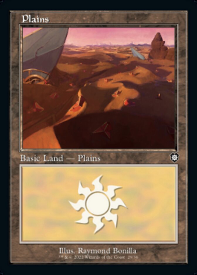Plains (029) (Retro) [The Brothers' War Commander] MTG Single Magic: The Gathering    | Red Claw Gaming