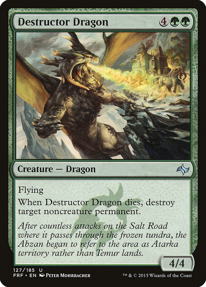 Destructor Dragon [Fate Reforged] MTG Single Magic: The Gathering    | Red Claw Gaming