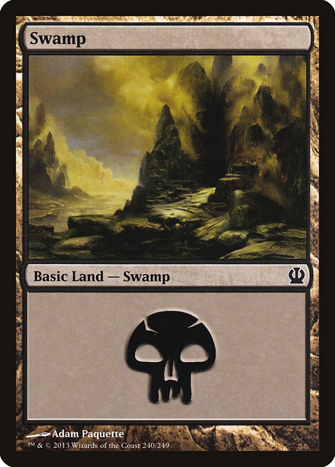 Swamp (240) [Theros] MTG Single Magic: The Gathering    | Red Claw Gaming