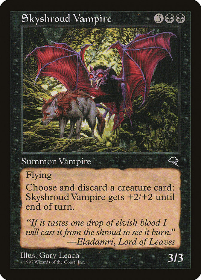 Skyshroud Vampire [Tempest] MTG Single Magic: The Gathering    | Red Claw Gaming