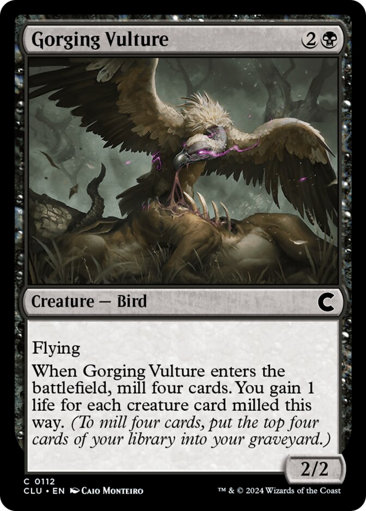 Gorging Vulture [Ravnica: Clue Edition] MTG Single Magic: The Gathering    | Red Claw Gaming
