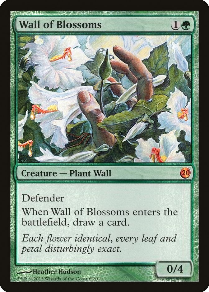 Wall of Blossoms [From the Vault: Twenty] MTG Single Magic: The Gathering    | Red Claw Gaming