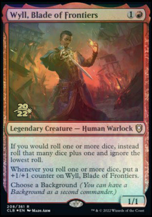 Wyll, Blade of Frontiers [Commander Legends: Battle for Baldur's Gate Prerelease Promos] MTG Single Magic: The Gathering    | Red Claw Gaming