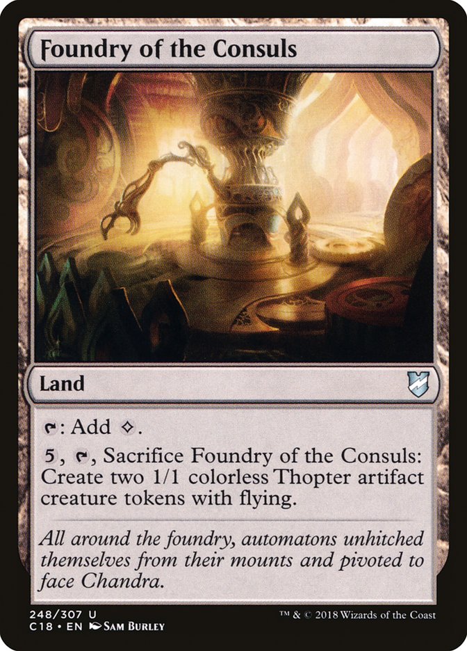 Foundry of the Consuls [Commander 2018] MTG Single Magic: The Gathering    | Red Claw Gaming
