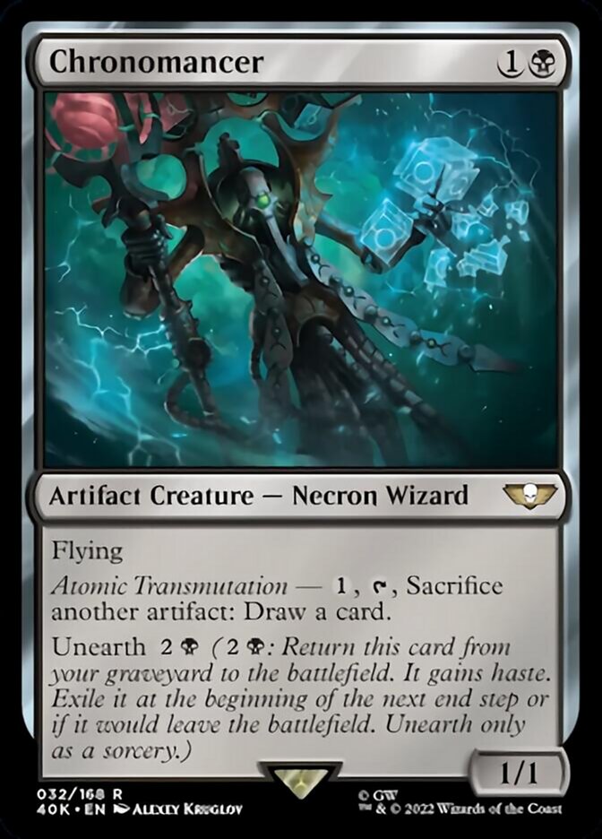 Chronomancer (Surge Foil) [Warhammer 40,000] MTG Single Magic: The Gathering    | Red Claw Gaming