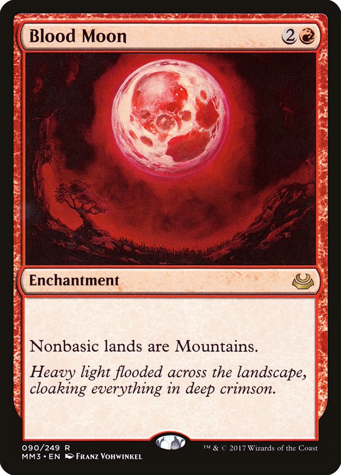 Blood Moon [Modern Masters 2017] MTG Single Magic: The Gathering    | Red Claw Gaming