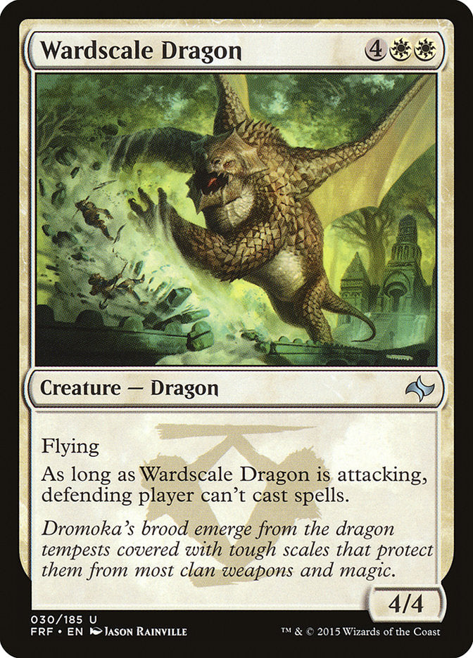 Wardscale Dragon [Fate Reforged] MTG Single Magic: The Gathering    | Red Claw Gaming