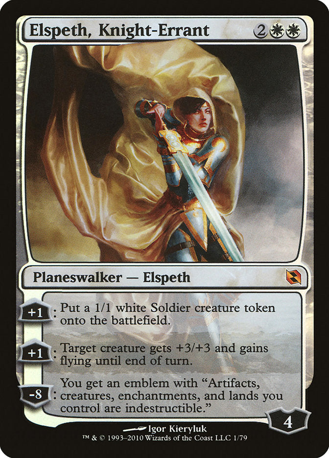 Elspeth, Knight-Errant [Duel Decks: Elspeth vs. Tezzeret] MTG Single Magic: The Gathering    | Red Claw Gaming