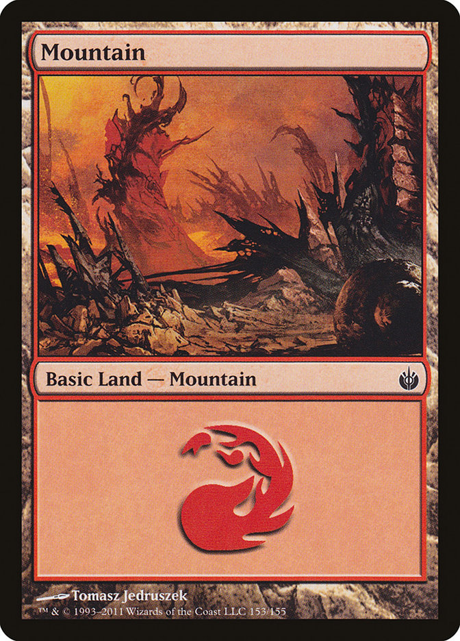 Mountain (153) [Mirrodin Besieged] MTG Single Magic: The Gathering    | Red Claw Gaming