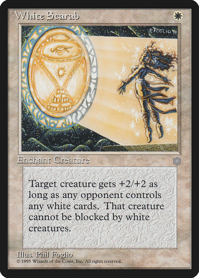 White Scarab [Ice Age] MTG Single Magic: The Gathering    | Red Claw Gaming