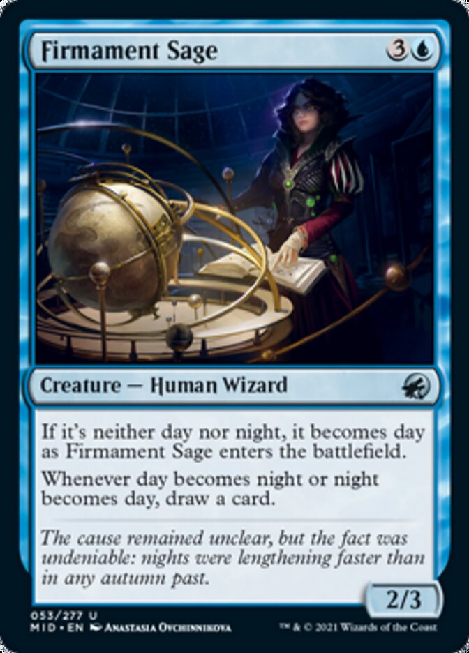 Firmament Sage [Innistrad: Midnight Hunt] MTG Single Magic: The Gathering    | Red Claw Gaming