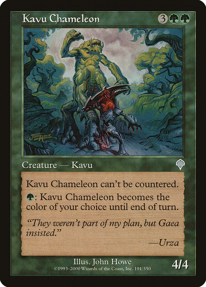 Kavu Chameleon [Invasion] MTG Single Magic: The Gathering    | Red Claw Gaming