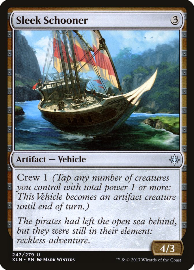 Sleek Schooner [Ixalan] MTG Single Magic: The Gathering    | Red Claw Gaming