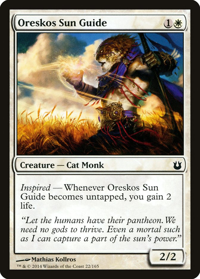 Oreskos Sun Guide [Born of the Gods] MTG Single Magic: The Gathering    | Red Claw Gaming