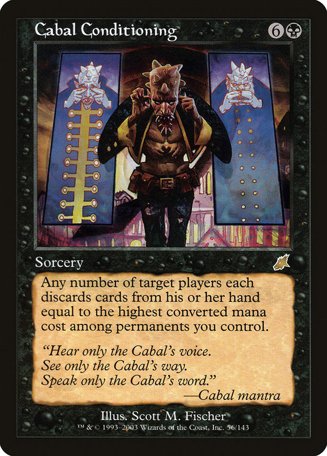 Cabal Conditioning [Scourge] MTG Single Magic: The Gathering    | Red Claw Gaming