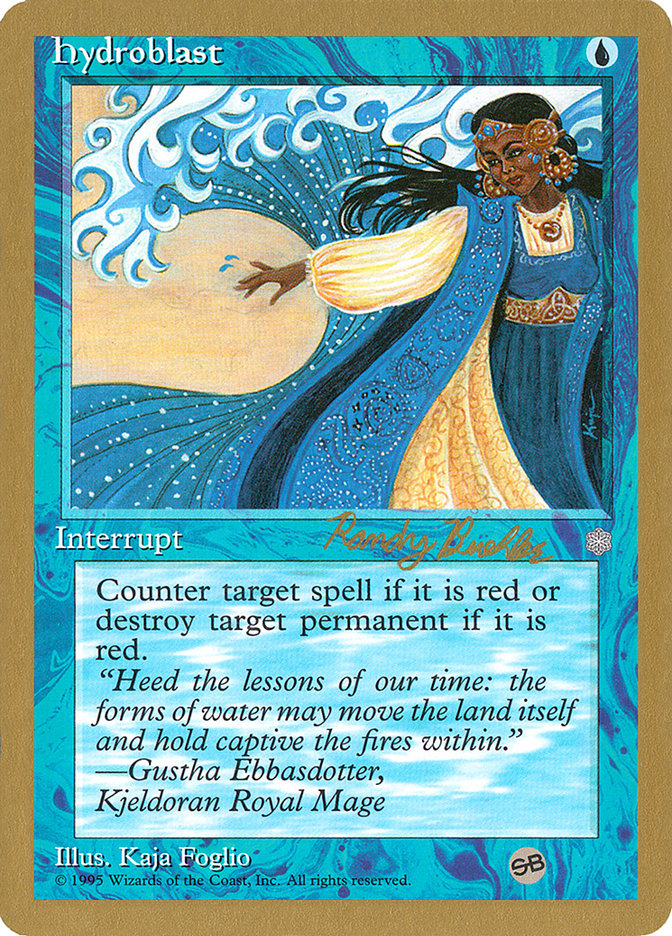 Hydroblast (Randy Buehler) (SB) [World Championship Decks 1998] MTG Single Magic: The Gathering    | Red Claw Gaming