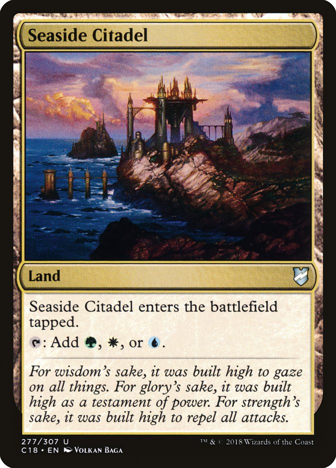 Seaside Citadel [Commander 2018] MTG Single Magic: The Gathering    | Red Claw Gaming