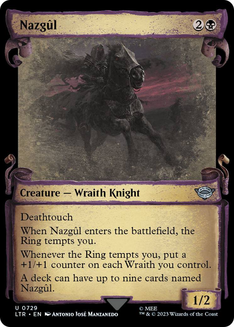 Nazgul (0729) [The Lord of the Rings: Tales of Middle-Earth Showcase Scrolls] MTG Single Magic: The Gathering    | Red Claw Gaming